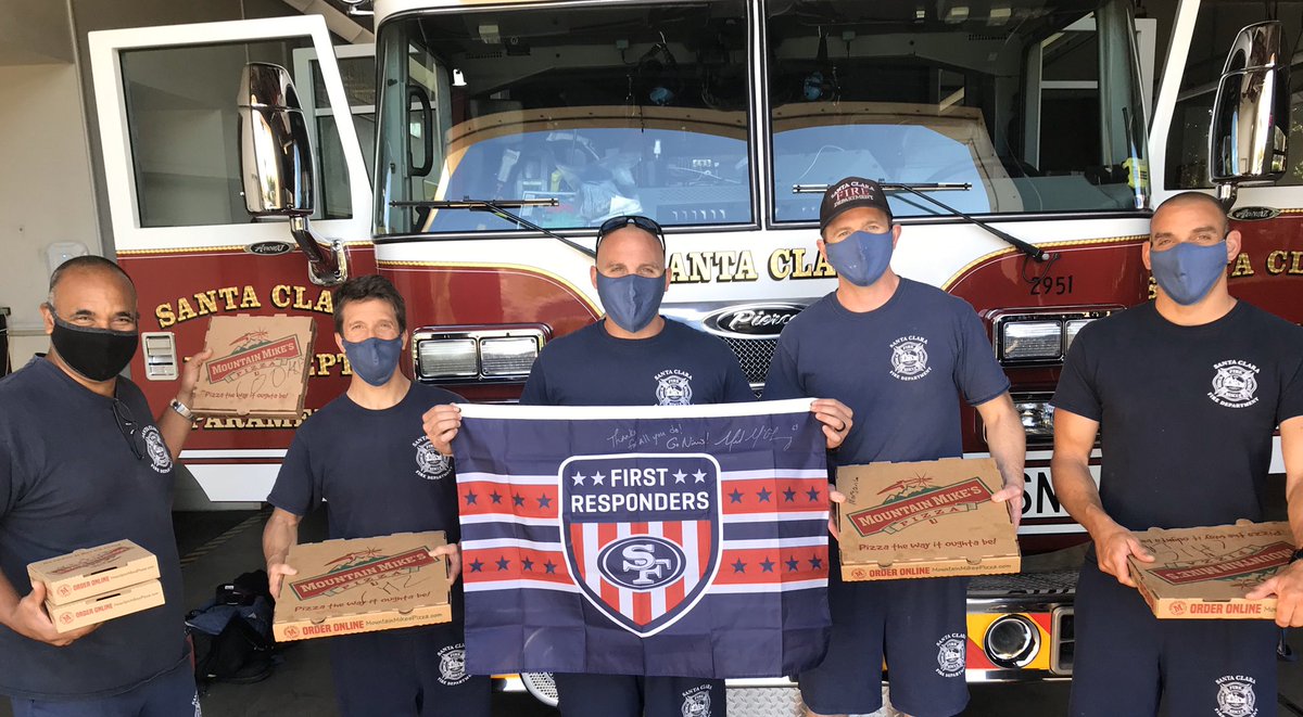 SantaClaraFD's tweet photo. Thanks @49ers for the generous show of appreciation of our #firefighters and all #firstresponders https://t.co/xxFweburc5