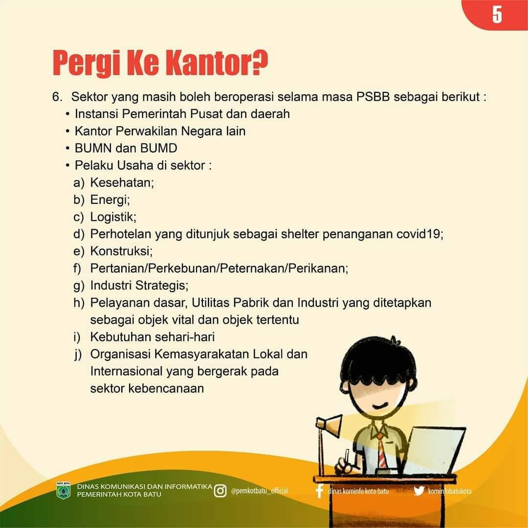 prokopimkwb's tweet photo. Dulur KWB apa saja terkait PSBB Malang Raya yang perlu kita ketahui...?
Sumber : Diskominfo Kota Batu
#WaspadaCOVID19 #BersatuLawanCovid19 #pakaimasker #jagajarak #dirumahaja #PSBBmalangraya https://t.co/ztRUngeVcp