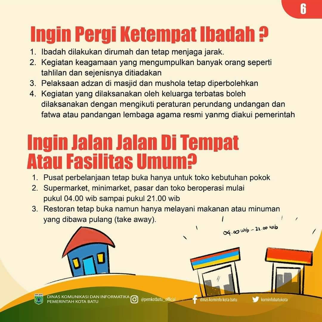 prokopimkwb's tweet photo. Dulur KWB apa saja terkait PSBB Malang Raya yang perlu kita ketahui...?
Sumber : Diskominfo Kota Batu
#WaspadaCOVID19 #BersatuLawanCovid19 #pakaimasker #jagajarak #dirumahaja #PSBBmalangraya https://t.co/ztRUngeVcp