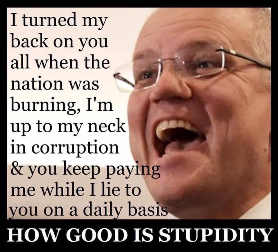 freeradicalone's tweet image. #auspol #notforlong #ScottieFromMarketing