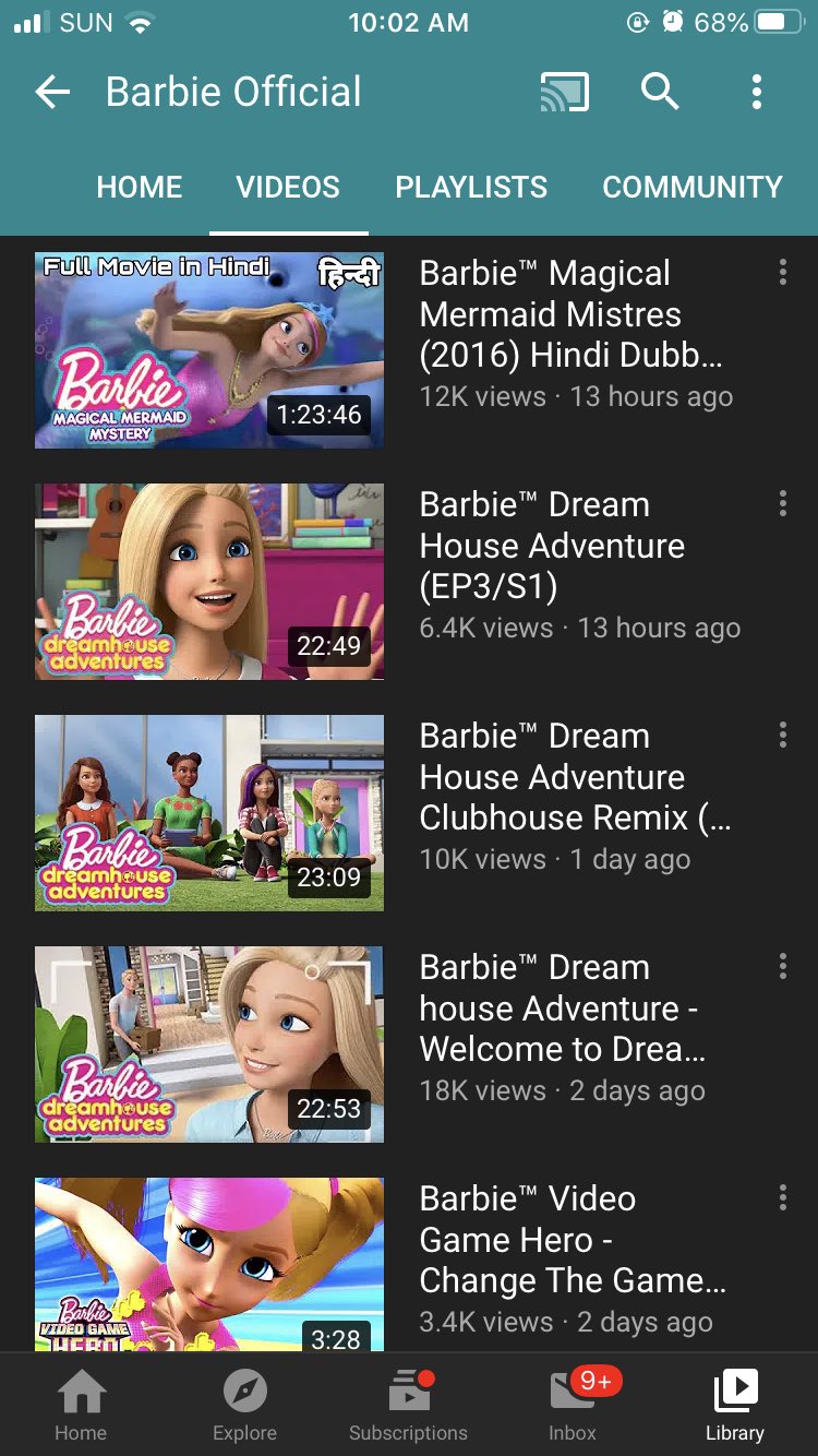 ellie ♡ 👷 on Twitter: "not kpop related but barbie official uploaded their barbie movies.. what's the superior barbie movie https://t.co/XbuUkgsyXC" / Twitter