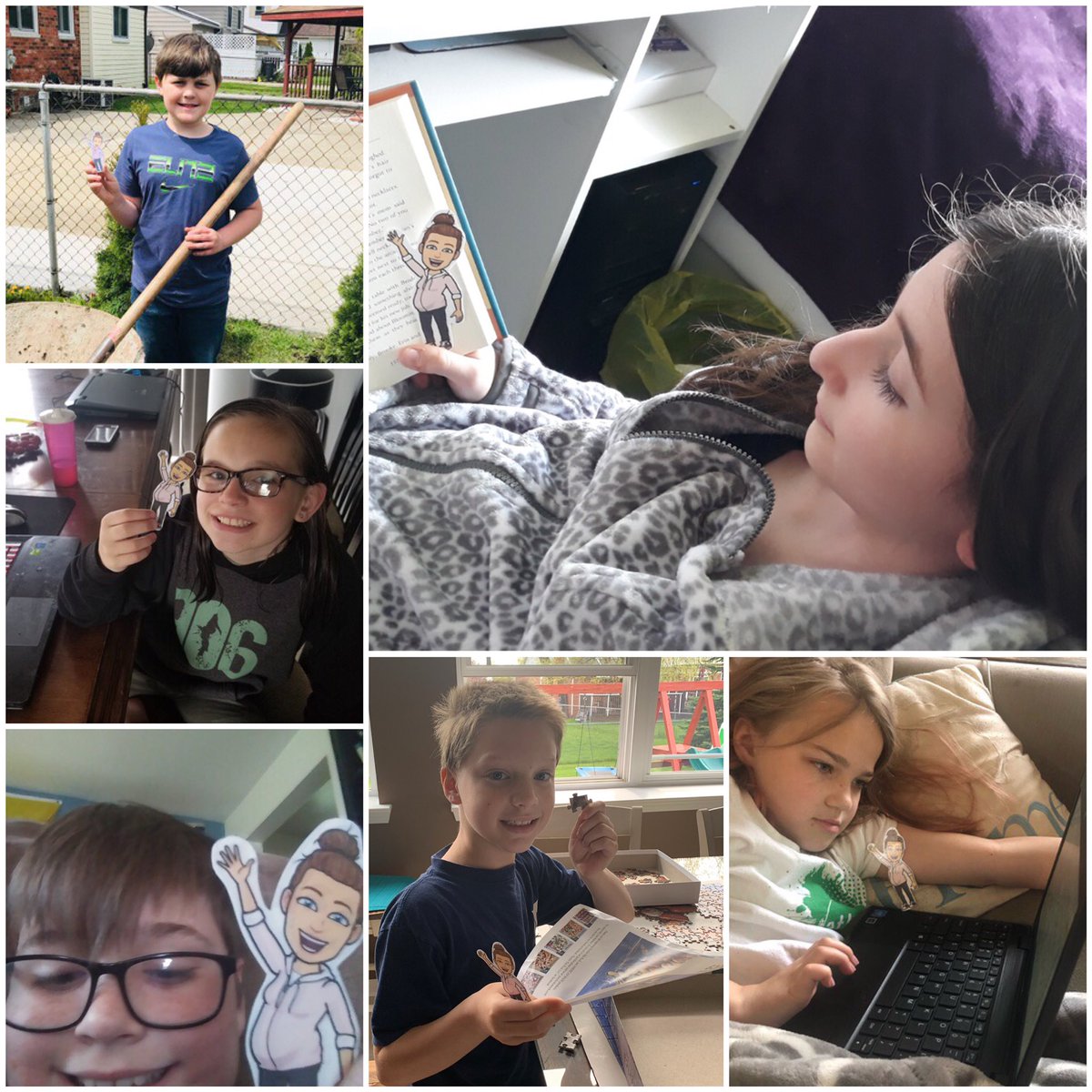 MrsEppich's tweet photo. Flat Mrs. Eppich has been busy! #WARH #distancelearning https://t.co/I3pA00bJFO
