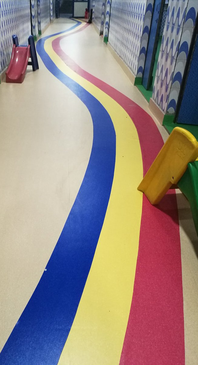 wonder_floor's tweet photo. #wonderful installation of #Wonderfloor #Krayons #School #cushioned #flooring . #safe for #Children doesn't hurt on accidental fall, #colourful #vibrant #designs ideal for #classroom #Dance room #playgroup #creche #activity area. #floordecor #craftedforyou #education https://t.co/Xw0dKMK4nf