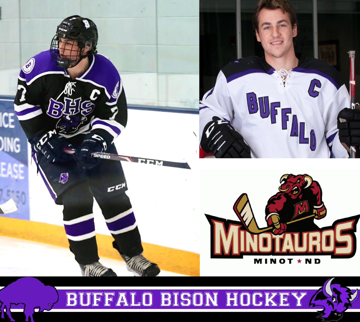 Buffalo Mn Youth Hockey Jake Braccini Is Bringing Attention To Buffalo Minnesota And The Bison