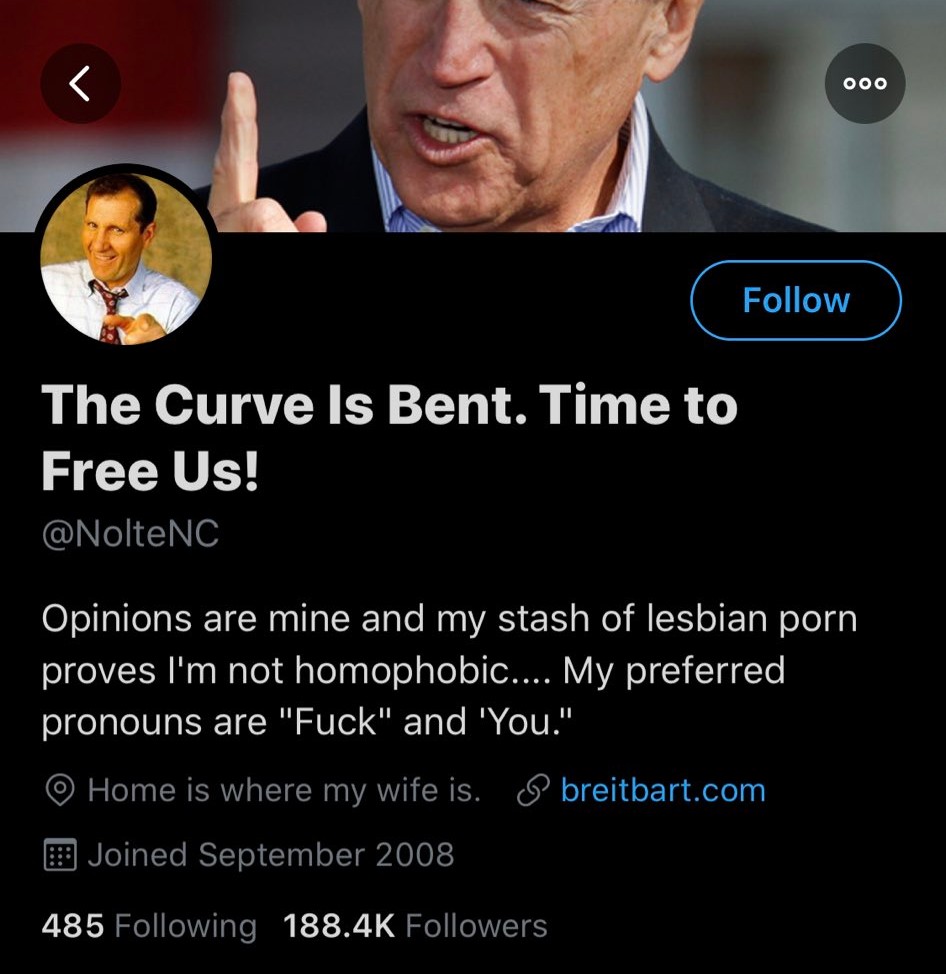 atrupar's tweet image. The President of the United States retweeted an account whose bio reads, "my stash of lesbian porn proves I'm not homophobic.... My preferred pronouns are 'Fuck' and 'You.'" #ExtremeVetting
