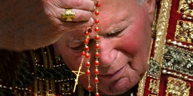 FrAndrewStrobl's tweet photo. "No one has ever devoted himself to the contemplation of the face of Christ as faithfully as Mary." - Saint John Paul II https://t.co/2oiwR2YvKf