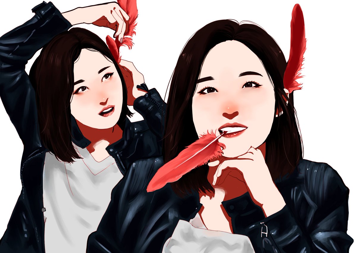 (taps watch) it's missing haseul hours (it always is) #LOONA #Haseul #loonafanart