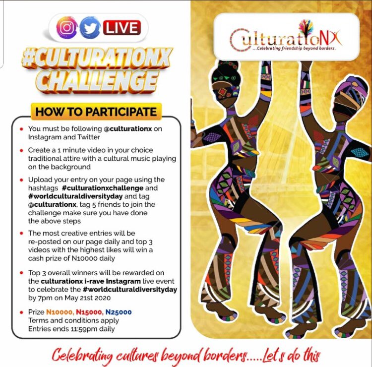 thupsie80's tweet photo. @culturationx #worldculturaldiversityday #culturationxchallenge Hello Fam, please retweet this and get lucky to win can prizes!!!! y’all be ready cos this about to get lit 🔥 https://t.co/OcEDmajmVB