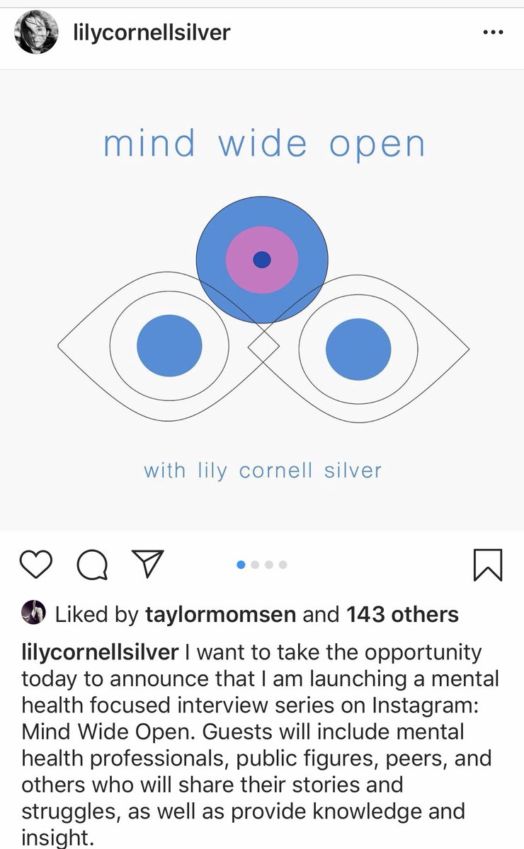 thehighway2023's tweet photo. Lily Cornell Silver’s new initiative in honor of her father. #ChrisCornell #Soundgarden #SusanSilver https://t.co/JWiYjvogpo