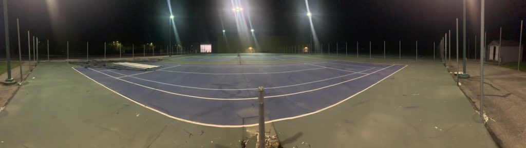 St. James Area Tennis - week 7 #BeTheLightMN Fences and nets are down and the tennis court reconstruction project is underway.