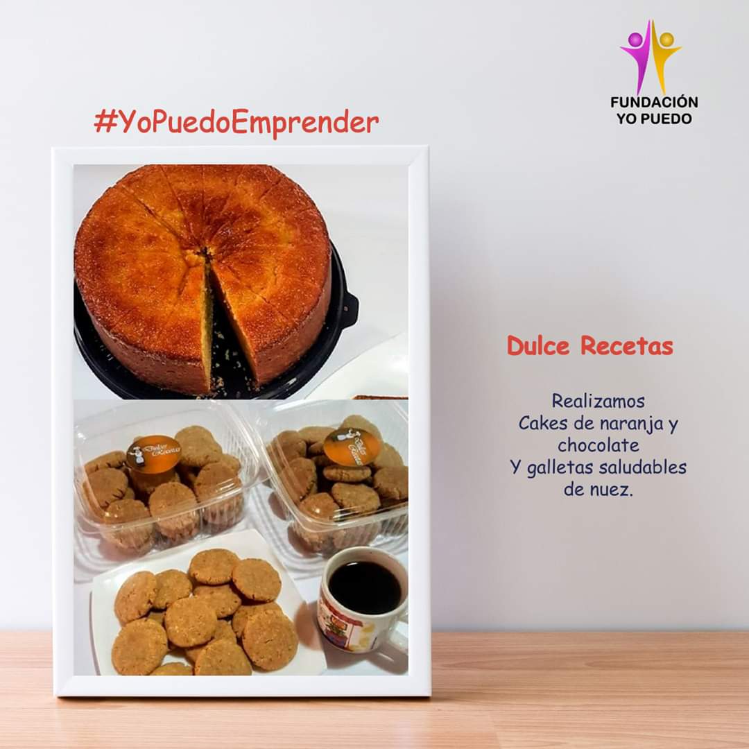 levantate_ec's tweet photo. Les presentamos a Dulces Recetas ellos realizan cakes de naranja y chocolate, y galletas saludables de nuez.
👉 Puedes encontrarlos en sus redes sociales:
✅ Facebook: Dulces Recetas Ec
✅ Instagram: @dulcesrecetasec
#YoPuedoEmprender
#FundacionYoPuedo https://t.co/Ex9AbIMWYf
