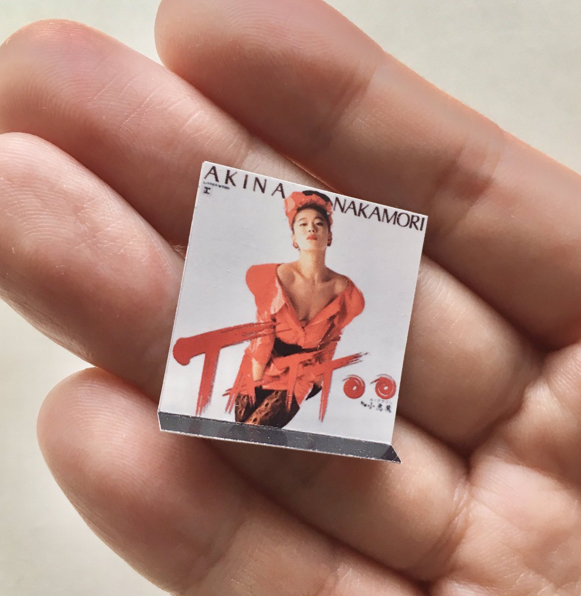 ミニチュアレコード第22弾は 中森明菜 「TATTOO」 1日遅れですが昨日は