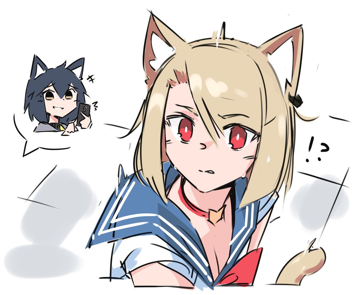 「R「(にゃり」
L「!?」 」|deel＠nyaのイラスト