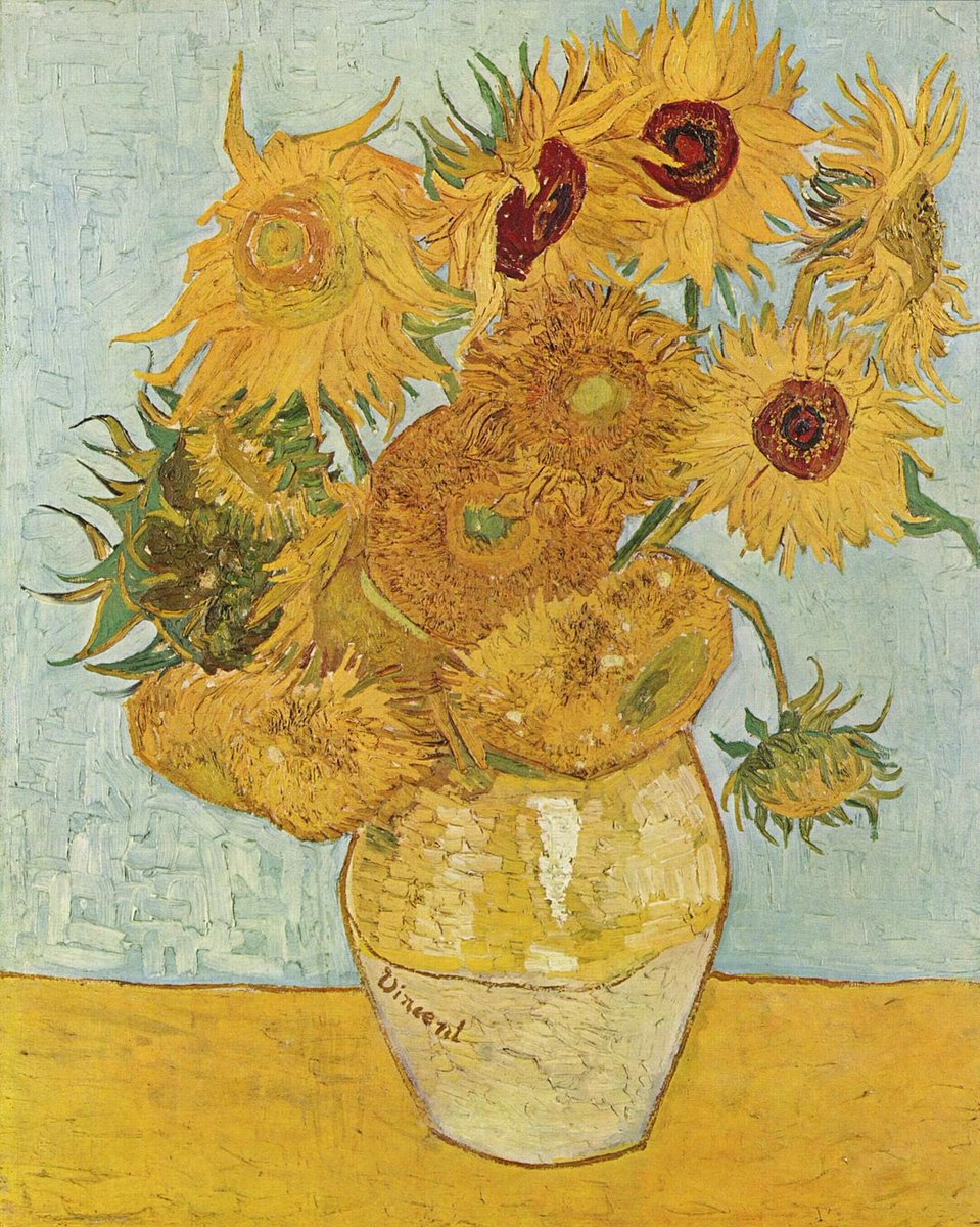sunflowers, third version 1888