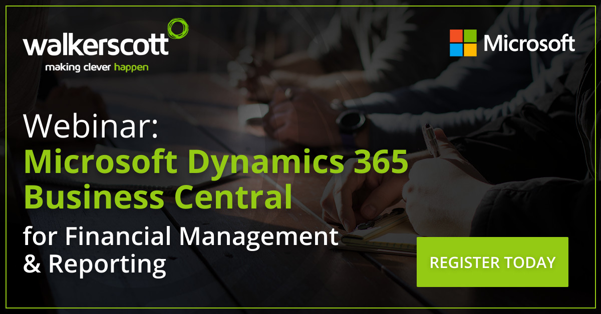 Walkerscott_co's tweet photo. Don't miss your last chance to register for tomorrow's free #webinar on Microsoft Dynamics 365 Business Central for Financial Management & Reporting! https://t.co/hUGJiqCxoe
#dynamics365 #businesscentral #financialmanagement #financialreporting #makingcleverhappen #msftadvocate https://t.co/rZuSwLgCdn