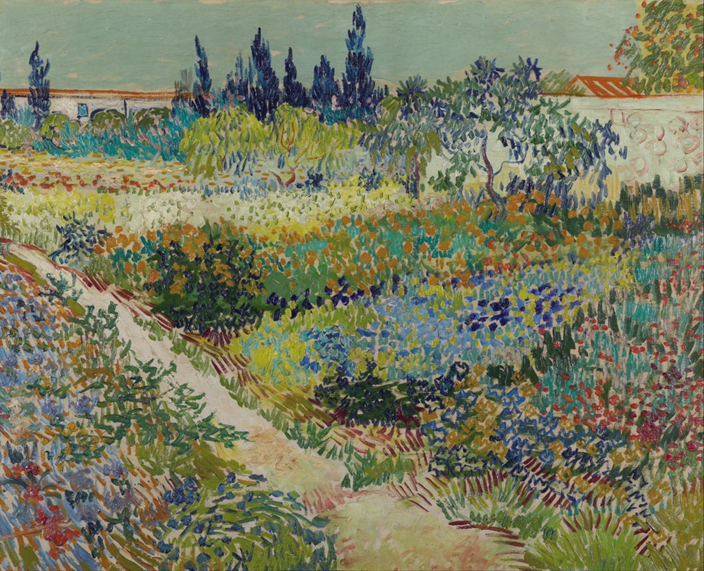the garden at arles 1888