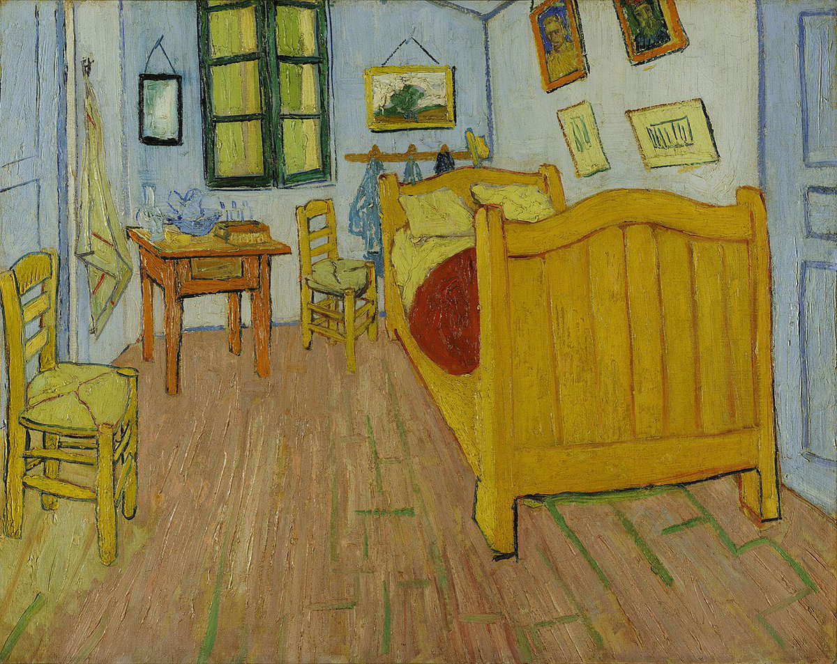 bedroom in arles 1888