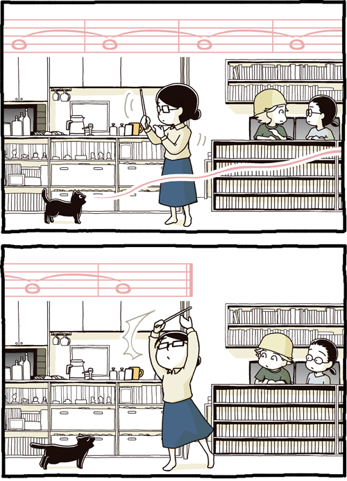 それでは聞いてください。「猫の声が長い、でも特に言いたいことなさそう」。 