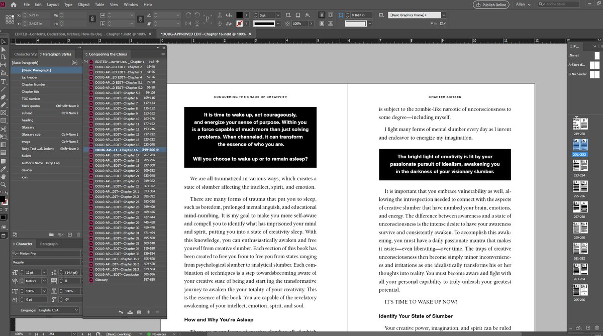 allytac's tweet image. Almost done with this 600 paged book for typesetting, thank you dear client for your trust in my service. 

Wanna get that book ready? visit here allytac.com and check my services offered.

#Bookcoverdesign
#BookTypesetting
#eBookFormatting