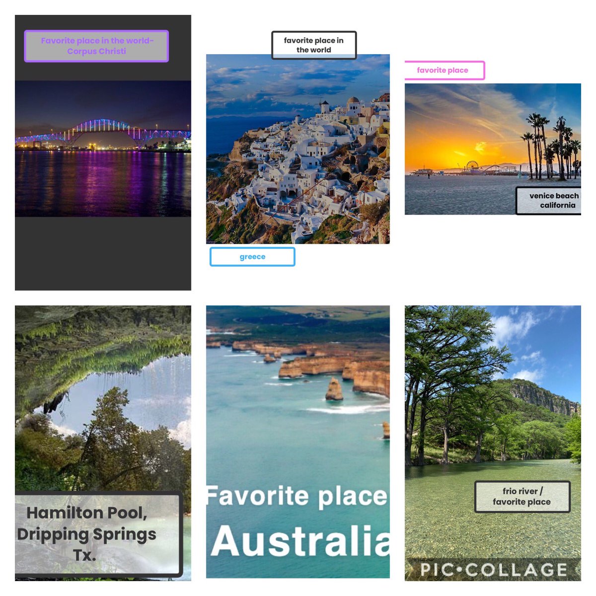 S_Gonzalez956's tweet photo. Digital Slam Book by my students: Favorite Place in the World 🌎 #MayProject 
@RHbaseballFAITH @RHHS_Bobcats @ACardenas001 https://t.co/NKDs2V8TLG