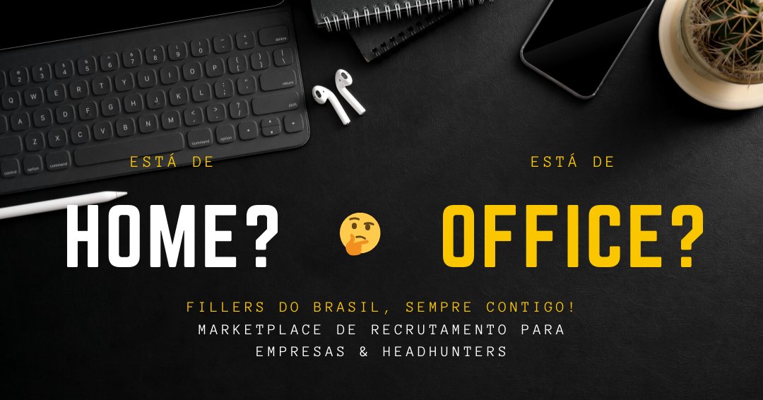 fillersbra's tweet photo. De #home ou de #office 🤔 #vai de Fillers do Brasil 😍 seu Marketplace de Recrutamento Digital 🎯🕵🕵️‍♀️

Nos encaixamos em todos os momentos da sua vida ❤, é sério, em todos os momentos mesmo ❤

https://t.co/avuNN40unT https://t.co/aaBD4kkqsO