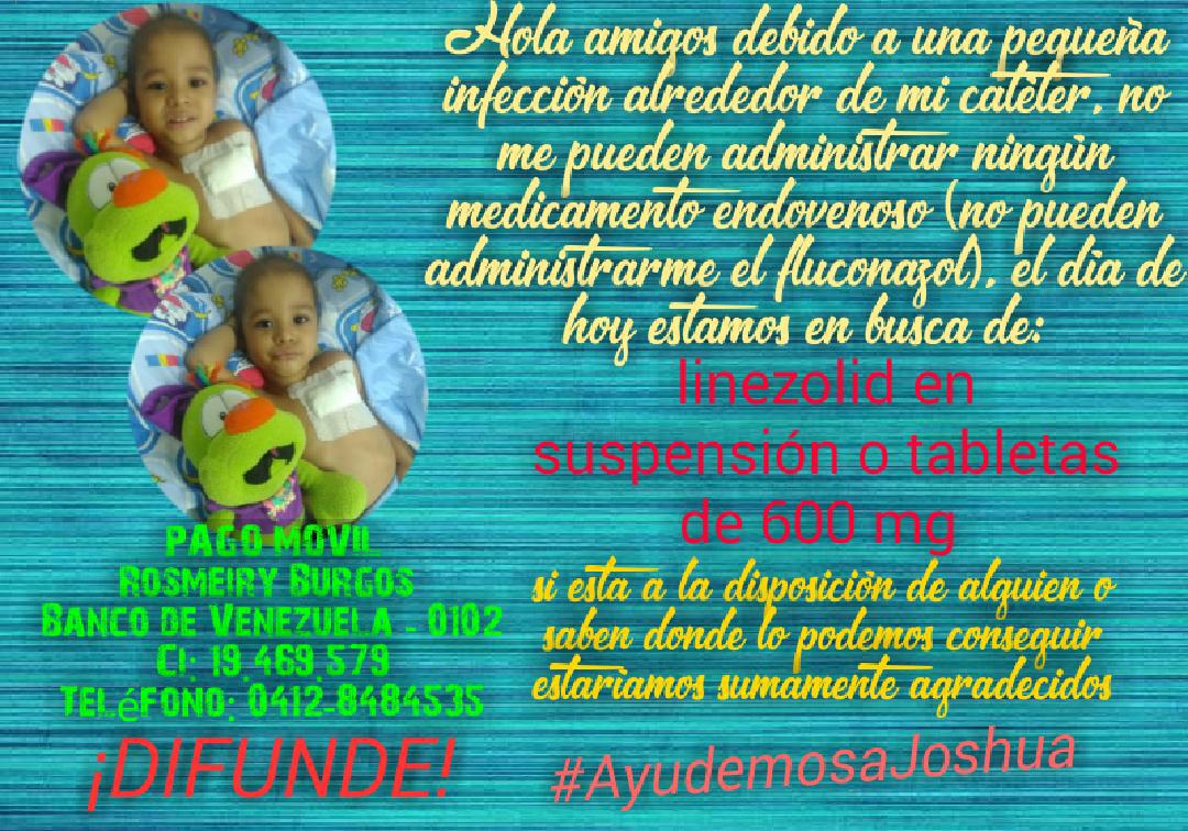 LibreticasC's tweet photo. POR FAVOR #LINEZOLID URGENTE, AYUDANOS A UBICARLO EN DONACIÓN https://t.co/14ih5WKHjl