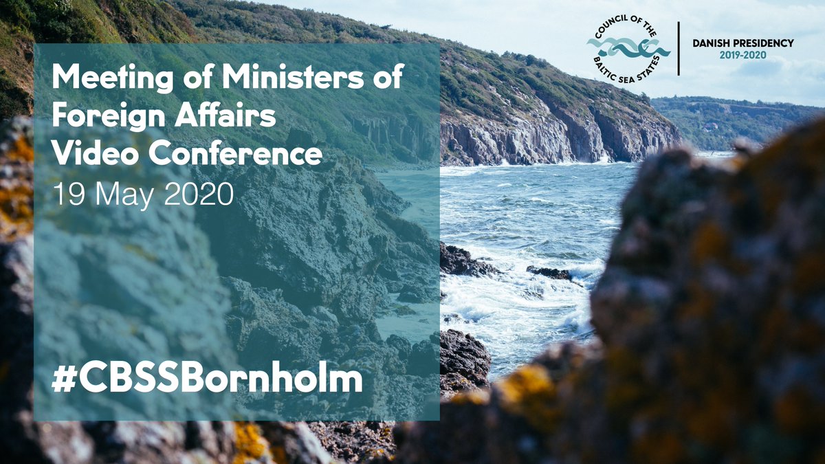 Today, 11 Foreign Ministers of the  #BalticSeaRegion and an  @eu_eeas high-level representative are meeting at 14 CET via a video conference, chaired by  @DanishMFA  @JeppeKofod. Follow our  #CBSSBornholm updates here and find out more about the meeting   https://www.cbss.org/press-release-baltic-sea-region-foreign-ministers-meet-today-to-discuss-revitalised-regional-dialogue-and-reinforced-cooperation