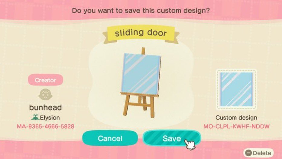 cmdshiftb's tweet photo. Made a sliding glass door for my kitchen using 2 white simple panels 🤍 #AnimalCrossingNewHorizons #AnimalCrossingDesigns #ACNHDesign https://t.co/RbBpbCIBPT