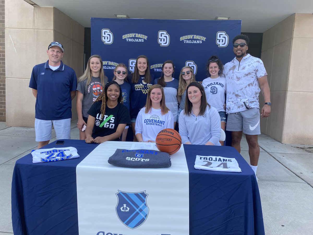 SDLadyTrojans's tweet photo. A special congratulations to our senior guard Katie Hamby for signing with Covenant College on Saturday! We know that you will represent the Women of Troy in the best way!! @kt_lynn02 
#TrojanPride #ClassOf2020 https://t.co/Ql7zq95sGN