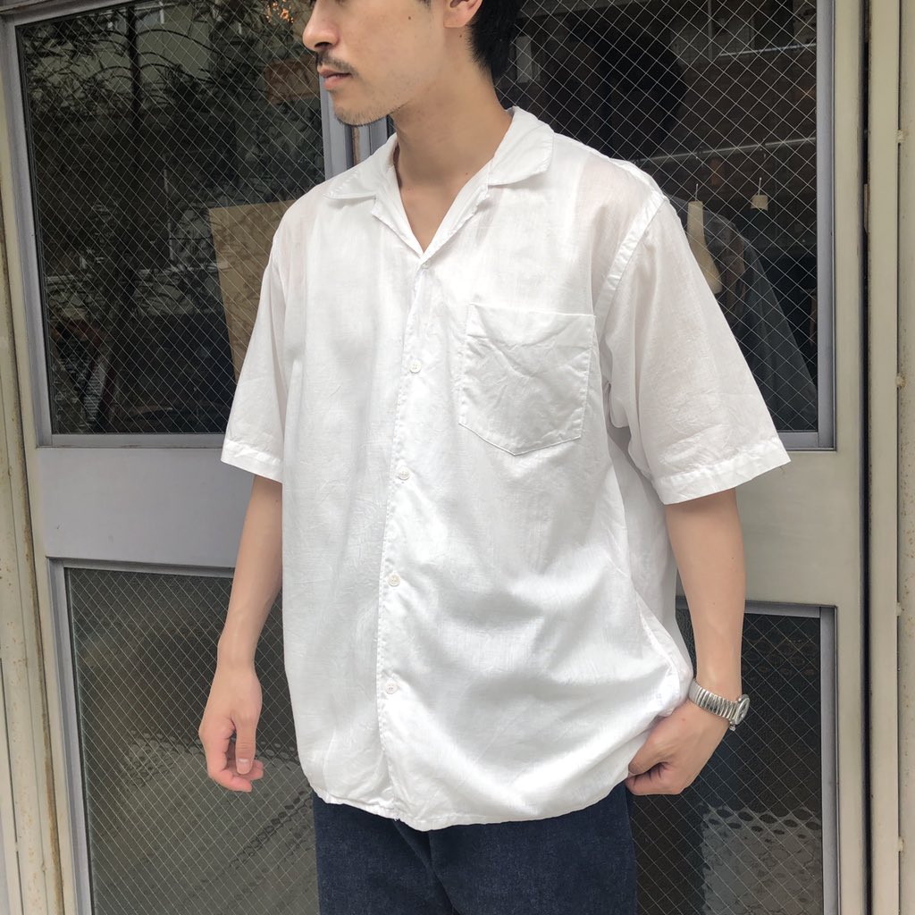 comoli  ベタシャン オープンカラーシャツ　20SS