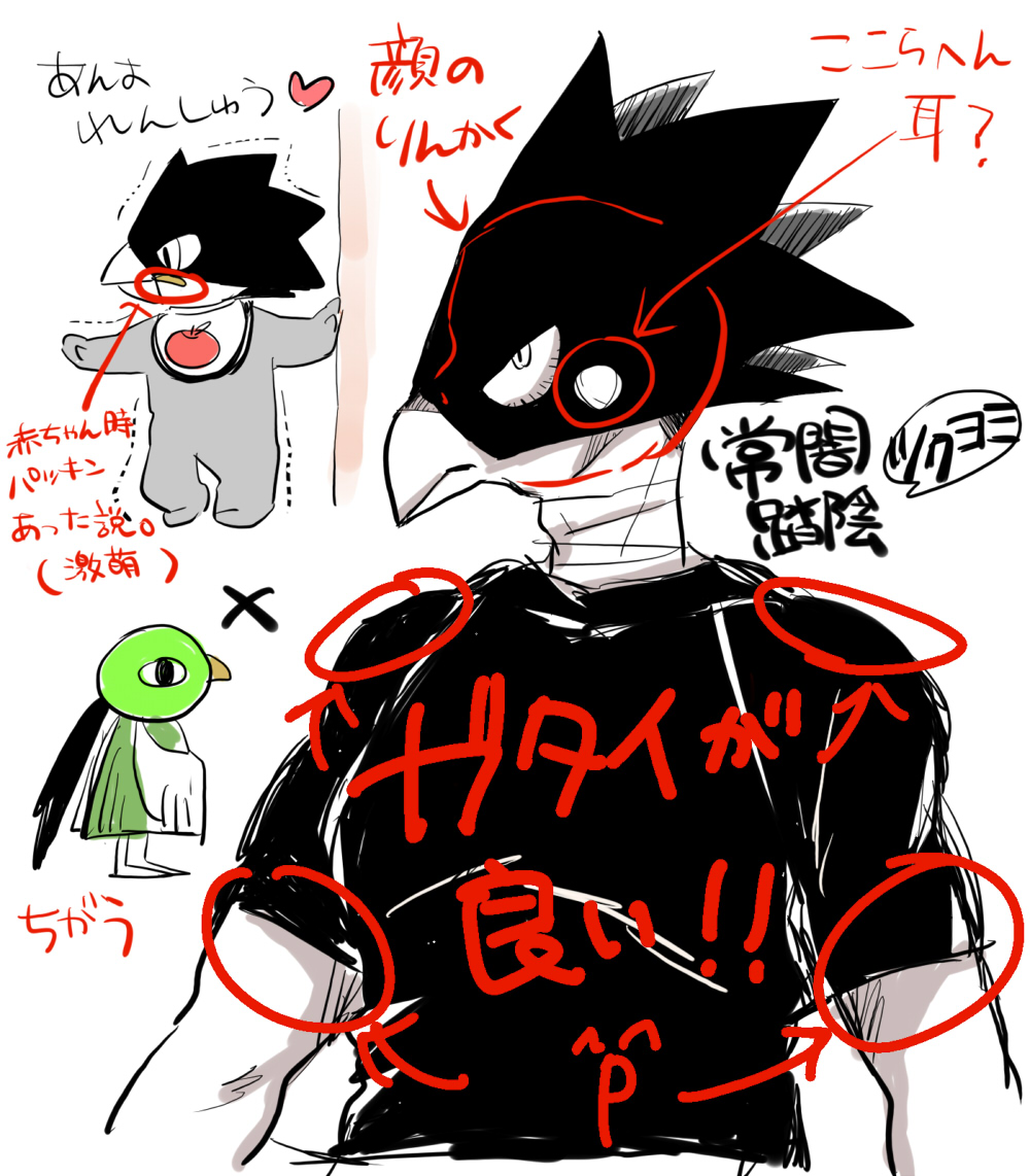 ヒロアカ 個人的な常闇くん解釈 しんやまの漫画