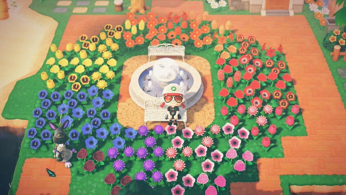 Faye05682698's tweet photo. I love my yard soooo much ! #AnimalCrossingNewHorizons #AnimalCrossingNH https://t.co/SUR3kGeYgU