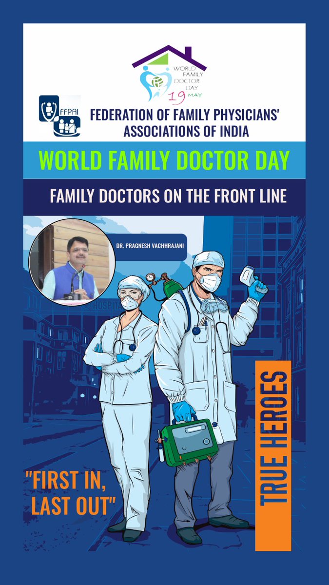 drpragneshmv's tweet photo. #worldfamilydoctorsday #familyphysician are pillars of #healthcare system. Everyone must have a family doctor.
#hypertension #diabetes #lifestyle disease @ffpai @WoncaWorld https://t.co/OULbhnporA