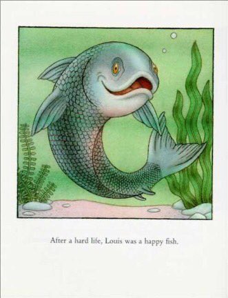 Iousofties's tweet photo. "after a hard life, louis was a happy fish." sTOP THIS MADNESS. #hmmyeeealright https://t.co/45IYu5KspX