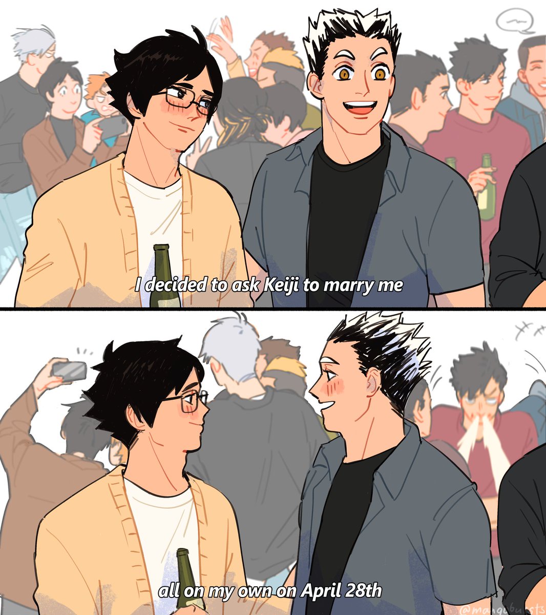 WELL when you know, you know ? #haikyuu #bokuaka 