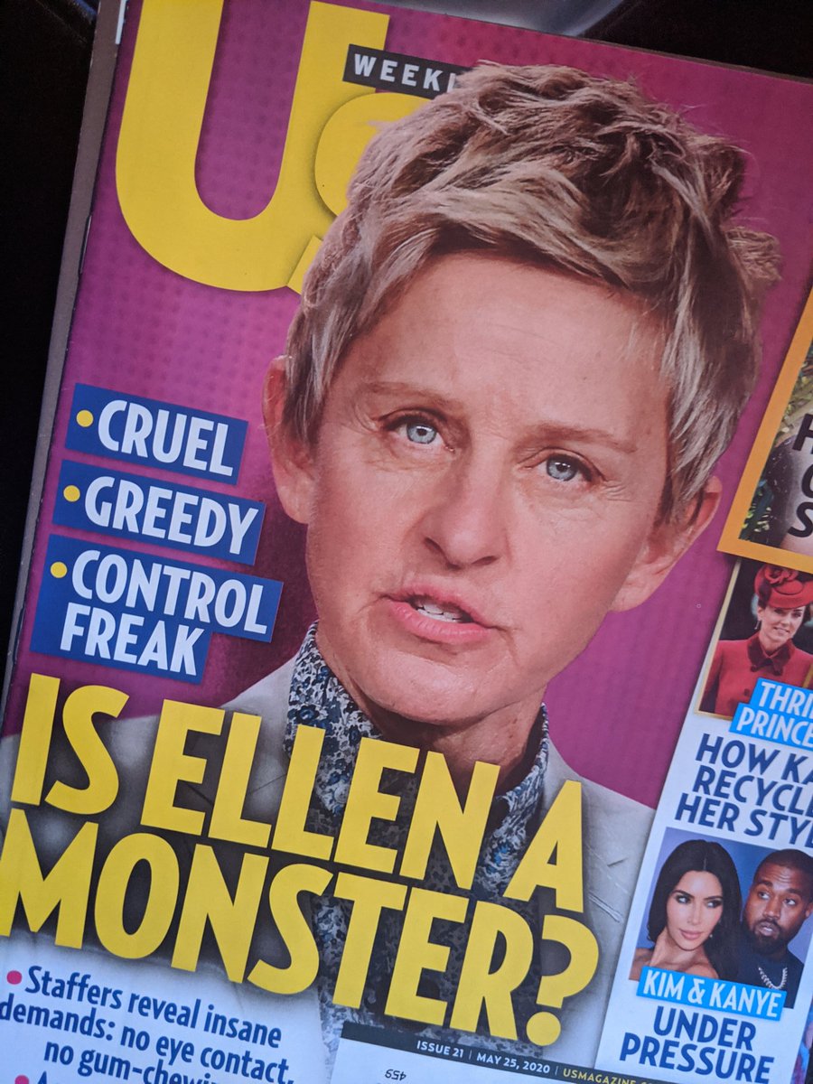 tashkent33's tweet image. @TheEllenShow so is it true? Are you a monster?! 😂🤣 #Propogranda #tabloids #lazyreporting #lies #liesaminelli #isittrue #factorfiction #prop #usweekly #thepeoplemustknow