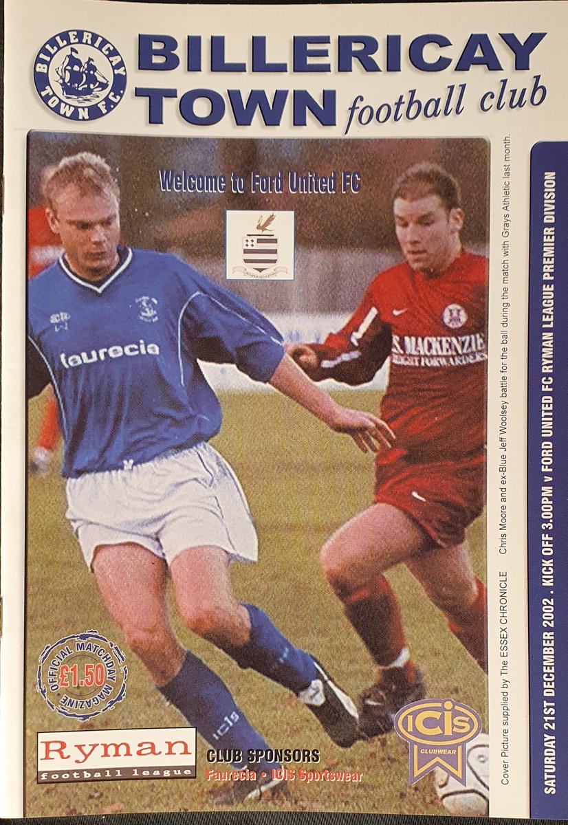 robtheobserver1's tweet photo. @NonLeagueFooty @NonLgeProgs @NonLeagueCrowd #BProgs - selection of @Bearsted_FC covers from the last few seasons plus a Billericay v Ford United (now Redbridge) one from 2002. https://t.co/HadOGjrAgN