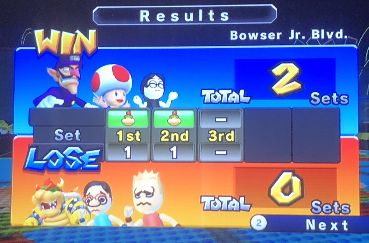 On a final noteI got 2 Blackouts in rounds of Volleyball at Bowser Jr. BlvdWith  @Callme_wumple’s Jenny