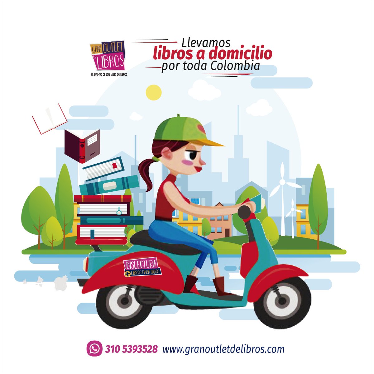 Dislectura's tweet photo. ¡Dislectura llega hasta tu casa! Hemos dispuesto de este tiempo para tomar las correctas medidas de prevención y es por esto que a partir de ahora ofreceremos nuestros servicios como LIBRERÍA a domicilio, en toda Colombia. Comunícate al 3143674342 o 3105393528 #YoMeQuedoEnCasa https://t.co/ThRGM8ISBN
