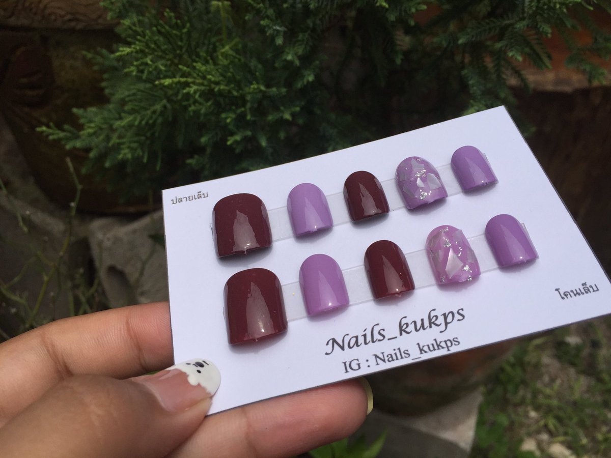 nails_kukps's tweet photo. ม่วงนี้คือดือไม่ไหวแล้วน้าา #เล็บเจล #เล็บปลอมงานแฮนด์เมด https://t.co/wS67NiGIVd