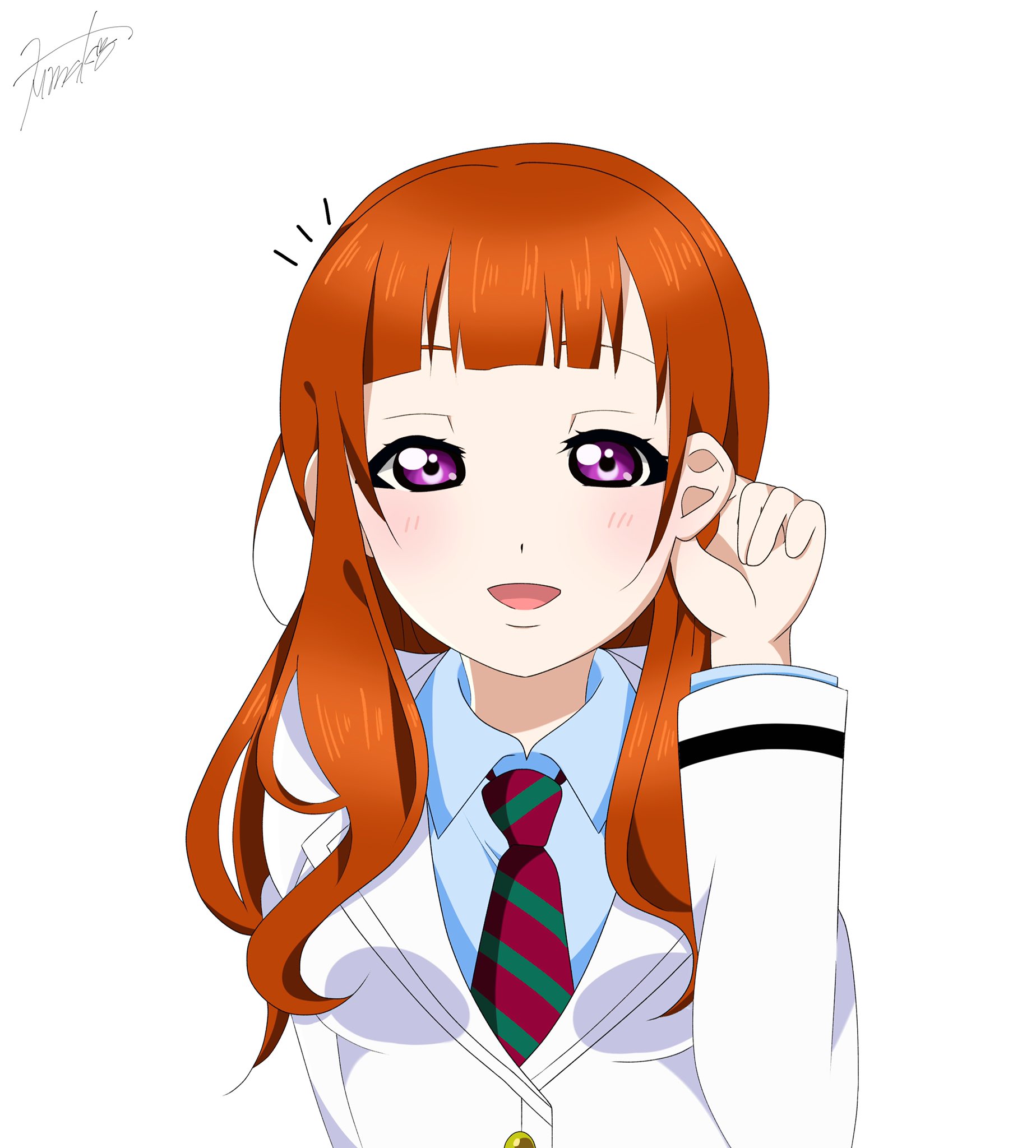 くまっ子 声をかける優木あんじゅさん ラブライブ A Rise かいてみた 優木あんじゅ あんじゅ 完全にフルハンス T Co Jxmgatmtqs Twitter