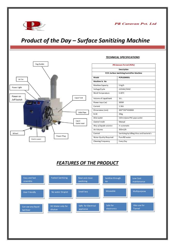 Parveen39179's tweet image. PR Caravan Pvt Ltd Surface Sanitizing Machine and Entry Gate Sanitizing Tunnel Machine for all offices , Factories, Malls, Showrooms, Schools, Institutes, warehouses , Movie theaters , Centralized AC Units in Building, 

#sanitizingmachine #sanitizing #sanitizingtunnel