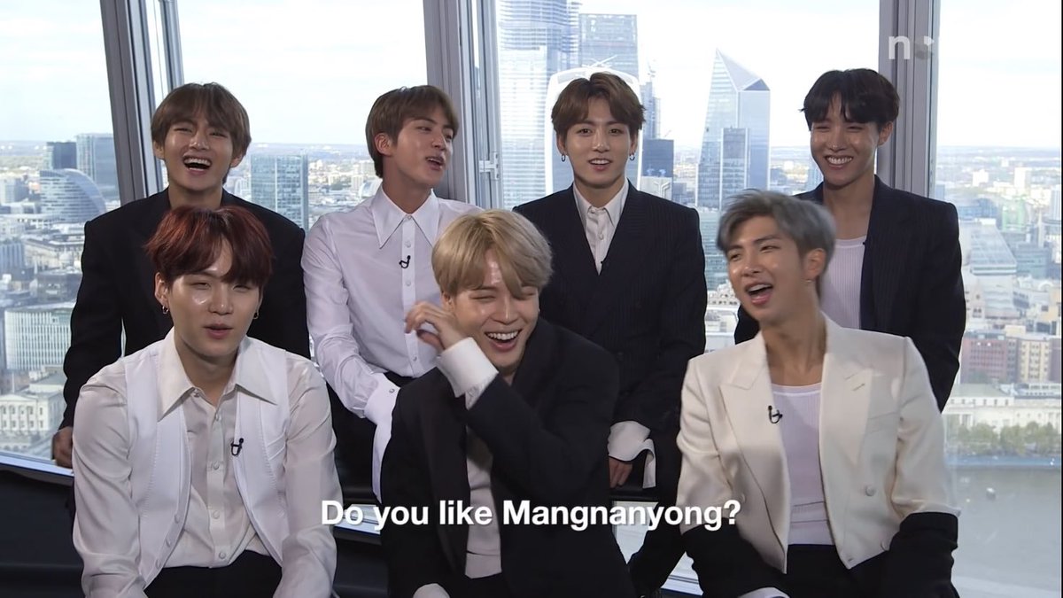 When namjoon was trying to say dragonite is his fave pokemon but he didn’t know it’s english name so he called it mangnanyong so then later he posted its on twt