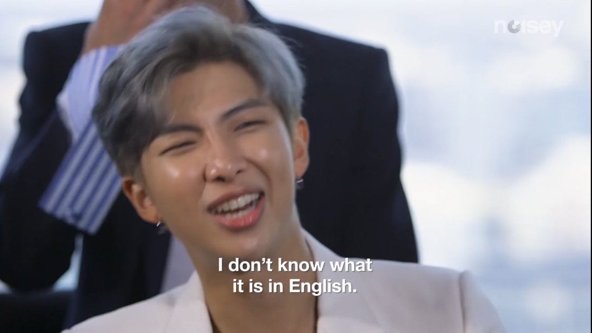 When namjoon was trying to say dragonite is his fave pokemon but he didn’t know it’s english name so he called it mangnanyong so then later he posted its on twt