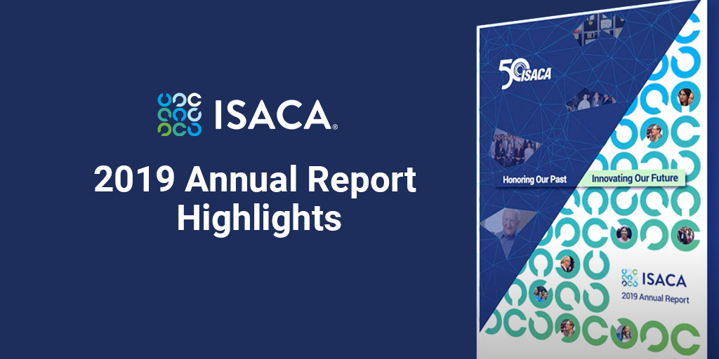 ISACAValencia's tweet photo. π« La 'Memoria Anual 2019' de #ISACA Global ya disponible π https://t.co/bLhK2QLAwJ #ISACA50 https://t.co/LbE3DBQh1V