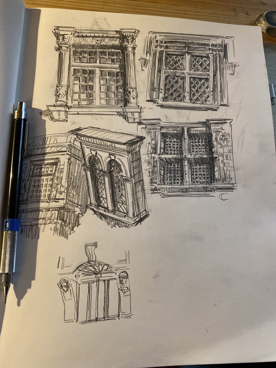 Sketching some windows #sketchbook #sketchendeavour