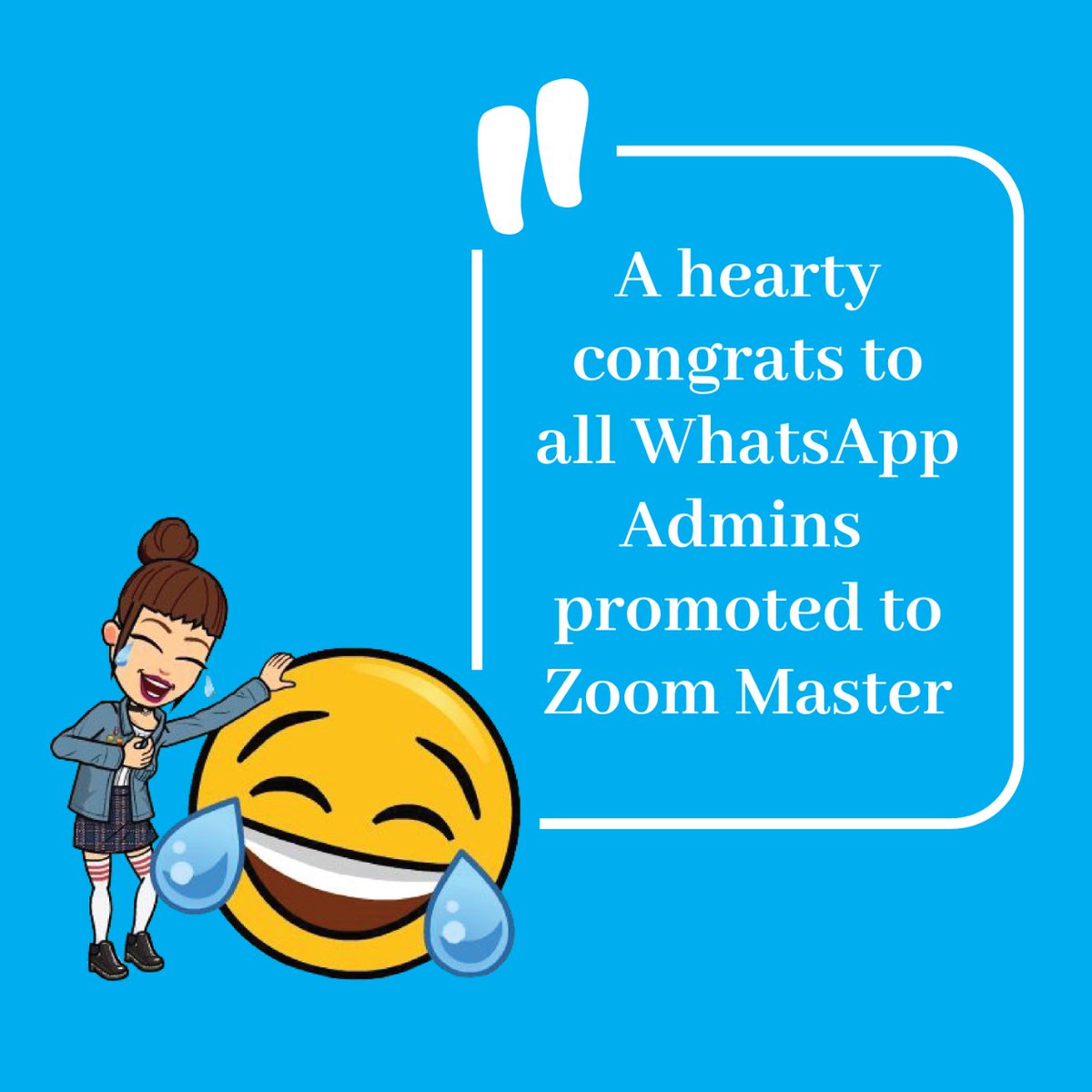 melmudiwa's tweet photo. #Congrats @WhatsApp Admins if you #upskilled during lockdown. I have taken roles as a #Toastmaster online, one role that needs order is being #zoommaster when using @zoom_us. I made it! A few techy tips are a must!!🥳🥳🥳 Tag your favourite @WhatsApp Admin. https://t.co/OXlvKZrVbQ