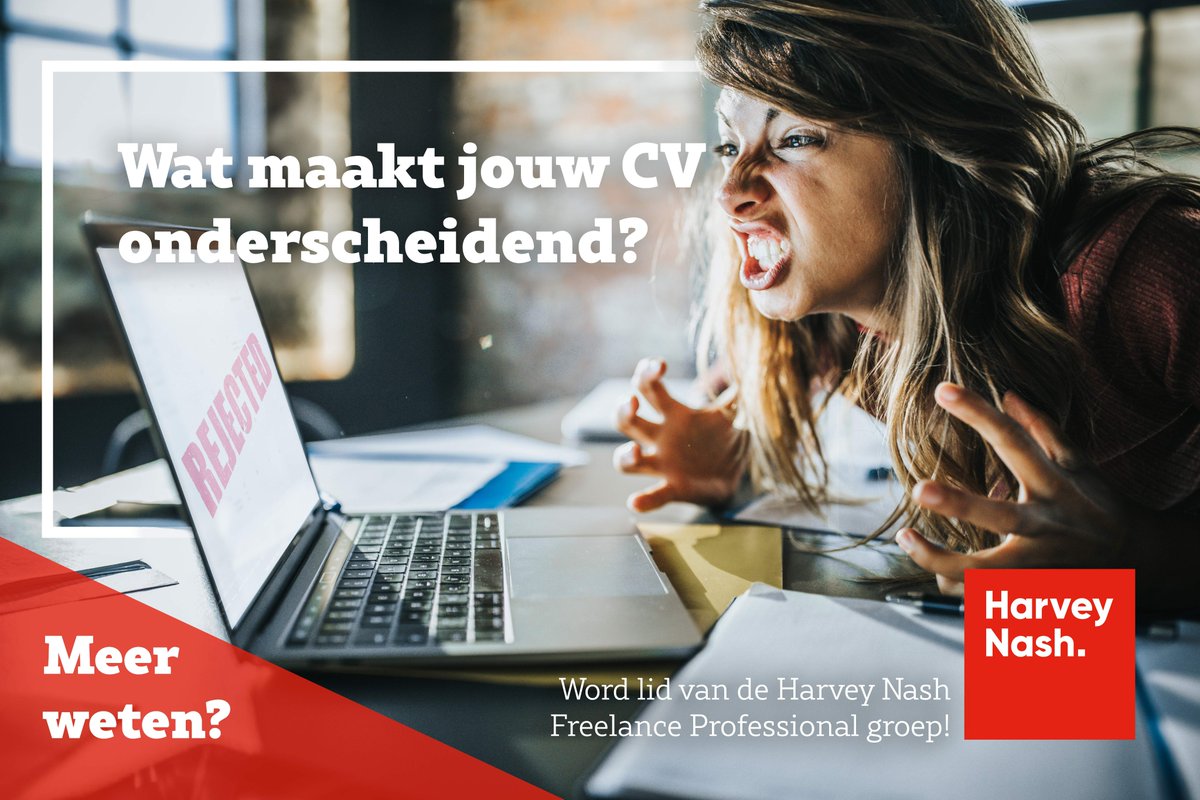 We van start gegaan met onze eerste blog over het inrichten van een sterk en onderscheidend curriculum vitae.  
Ben je ook benieuwd op naar de tips, ideeën, do’s and don’ts? Word nu lid van onze LinkedIn groep voor Freelance Professionals via lnkd.in/gnZrP7S