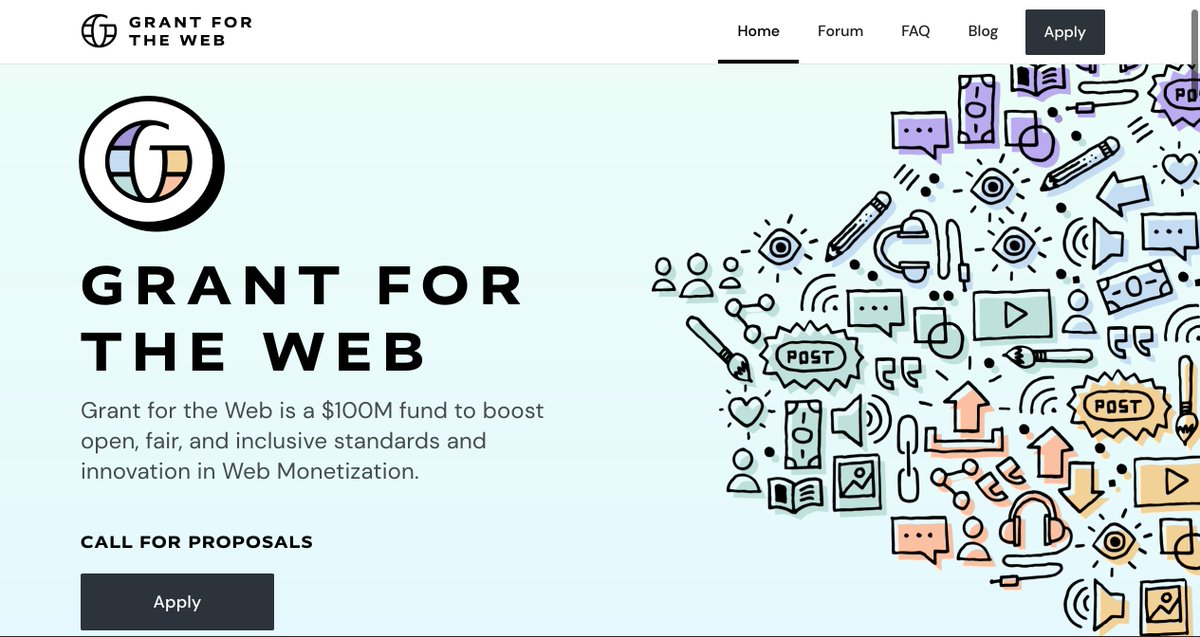 In this article, I wrote about the concept of "Web Monetization" and setting things up both as a USER and a CREATOR. 
And yes, I explained how to set things up if you're in AFRICA too.

<a href="/GrantForTheWeb/">Grant for the Web</a> Application is still out.

Link: dev.to/hacksultan/web…