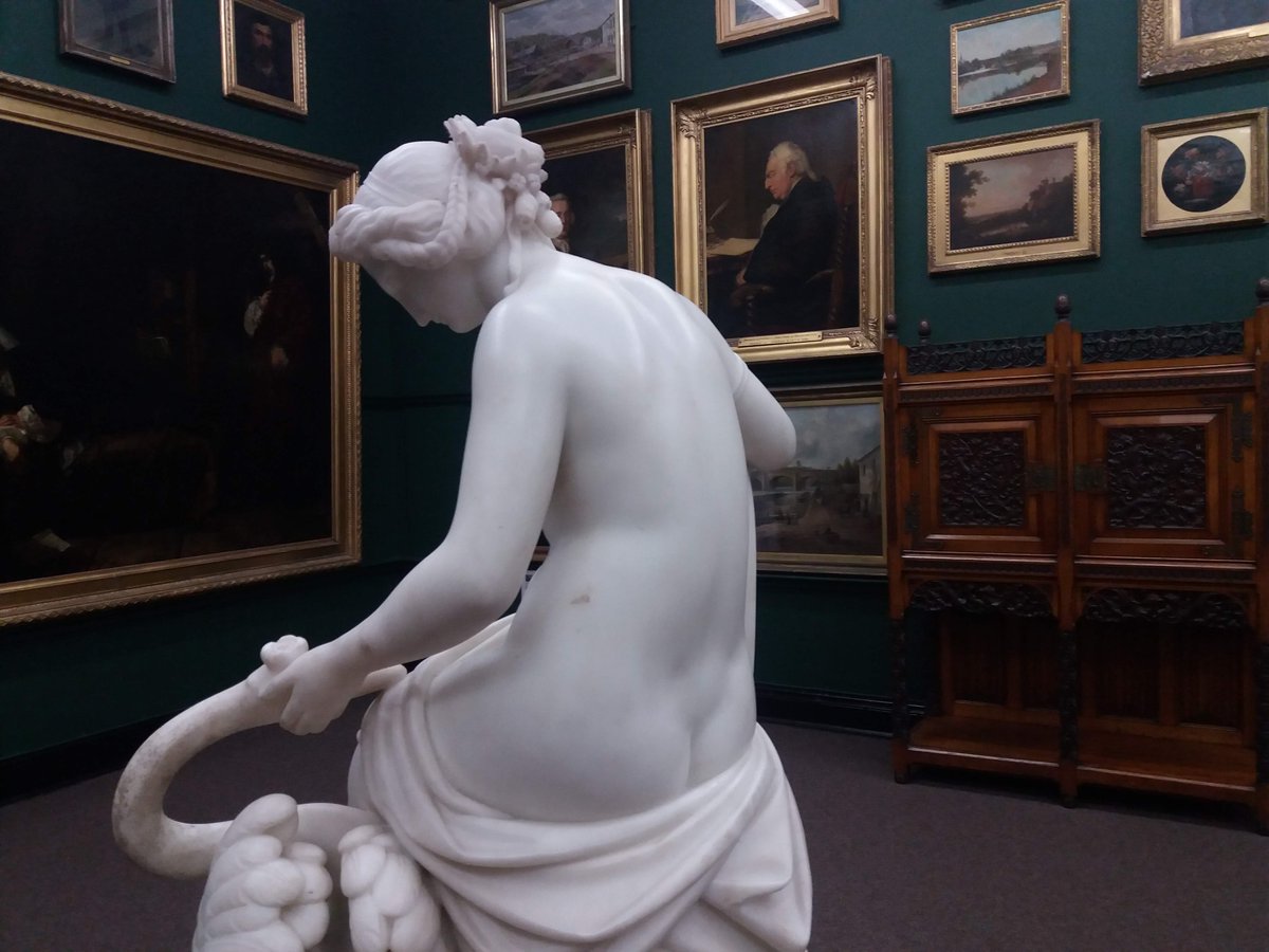 SalfordMuseum's tweet photo. We’ve so enjoyed seeing all the creative responses to the #gettymuseumchallenge & we think we’ve got a good one for you: can you become a living statue? Our statues have some dramatic poses & props, so get creative & show us what you come up with! #MuseumFromHome #StatueChallenge https://t.co/eJnwt7iFDG